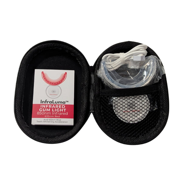 InfraLuma™ 850nm Infrared + Red and Blue LEDs Advanced TripleWave Light for At-Home Oral Wellness