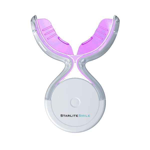 Starlite Smile red and blue LED gum light mouthpiece.